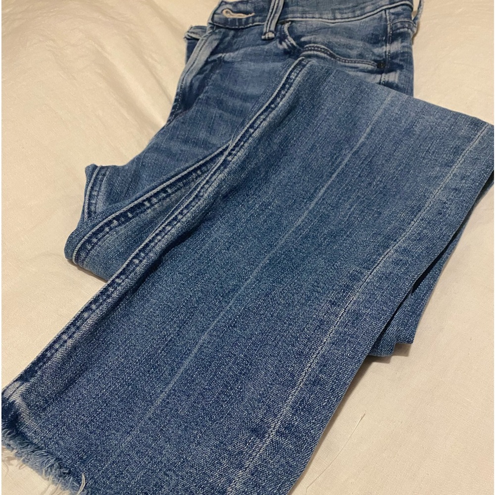 Mother Size 26 Mid Rise Dazzler Ankle Frey